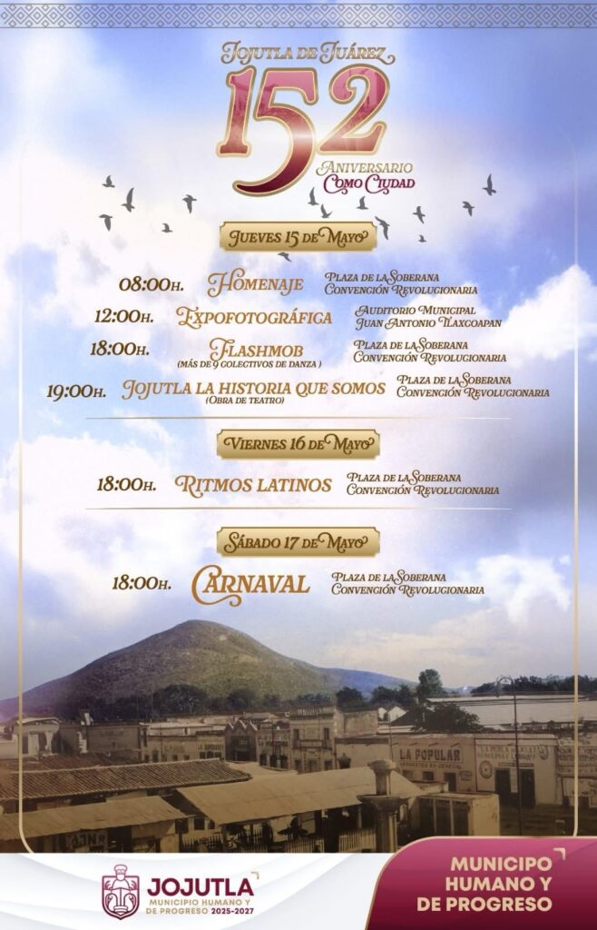 🌟 ¡Jojutla celebra 152 años como Ciudad! 🎉
