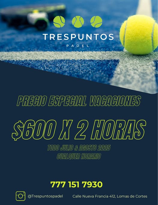 🎾 ¡Vacaciones con todo en la cancha!