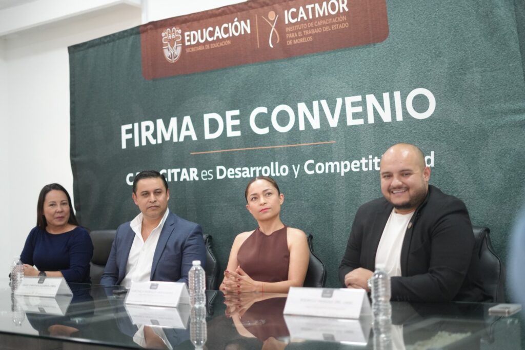 ✨Impajoven e Icatmor firman convenio para impulsar la capacitación de jóvenes